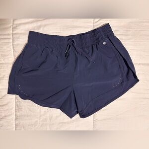 Women's Navy Blue Athletic Shorts